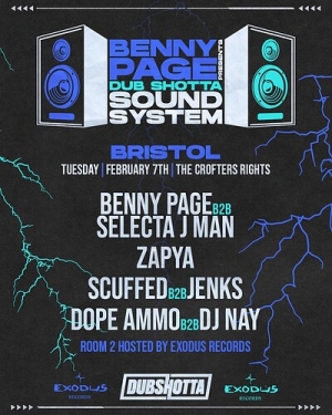Exodus Pres: Benny Page Dub Shotta Sound System At The Crofters Rights