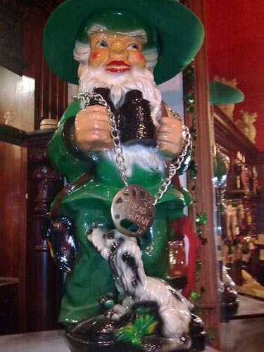 Mascot at Seamus O'Donnell's in Bristol