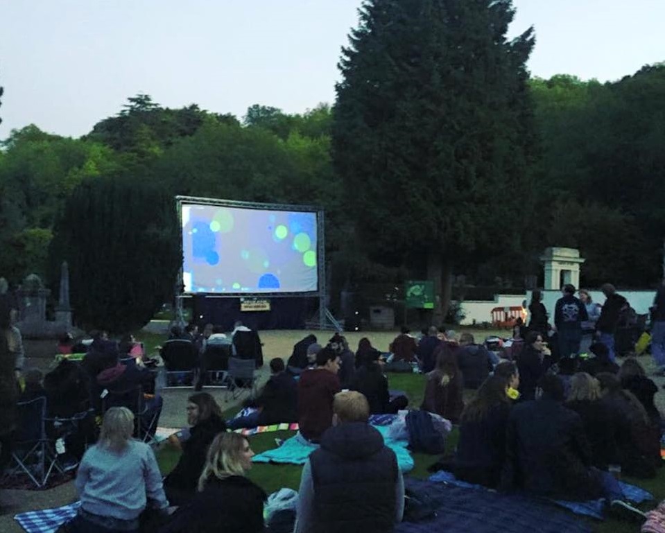 The Crow Screening by Backyard Cinema at Arnos Vale Cemetery - 29 April 2016
