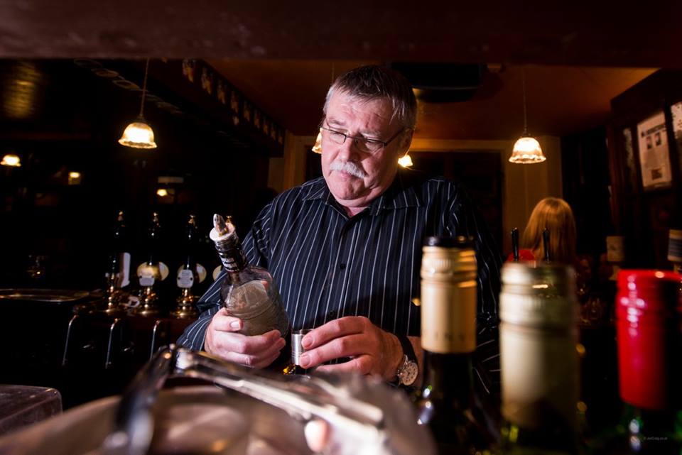 Mike Wilkins, Landlord of Merchants Arms in Hotwells, Bristol 