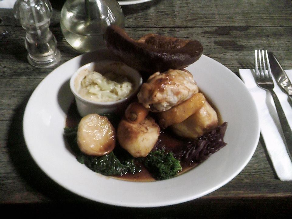 Chicken Sunday Roast at The Christmas Steps in Bristol