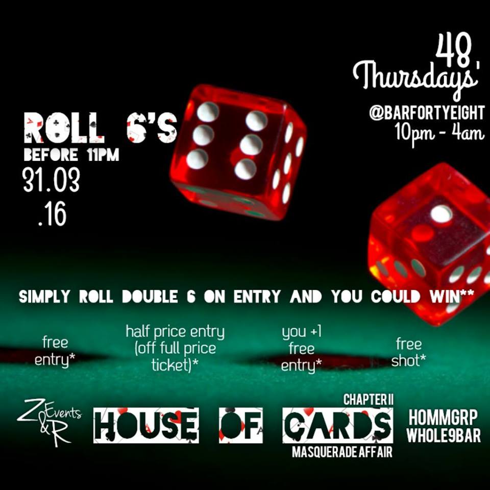 48 Thursdays presents House Of Cards in Bristol