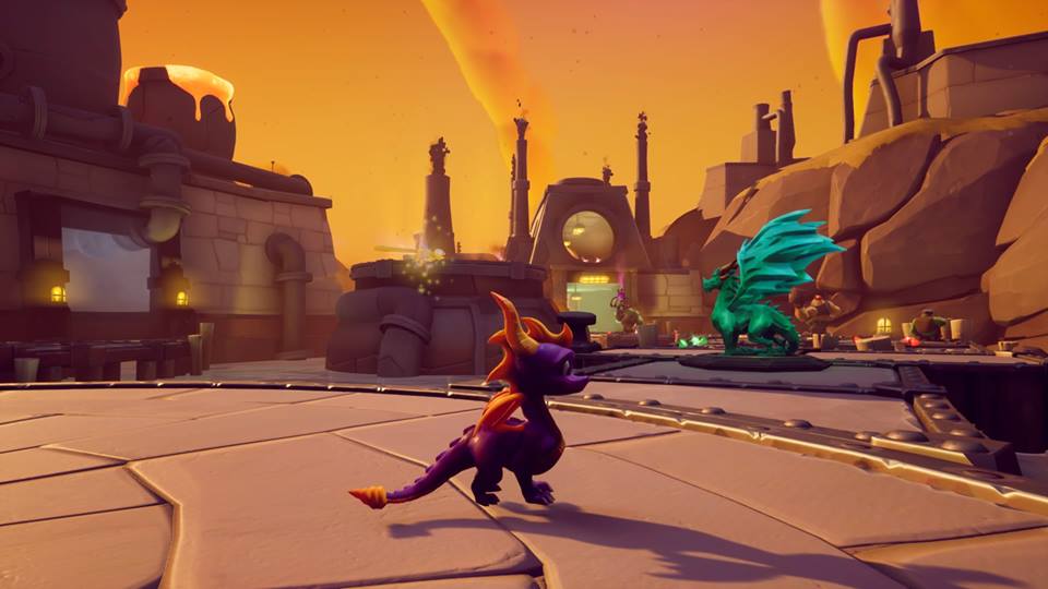Spyro Reignited on PS4.