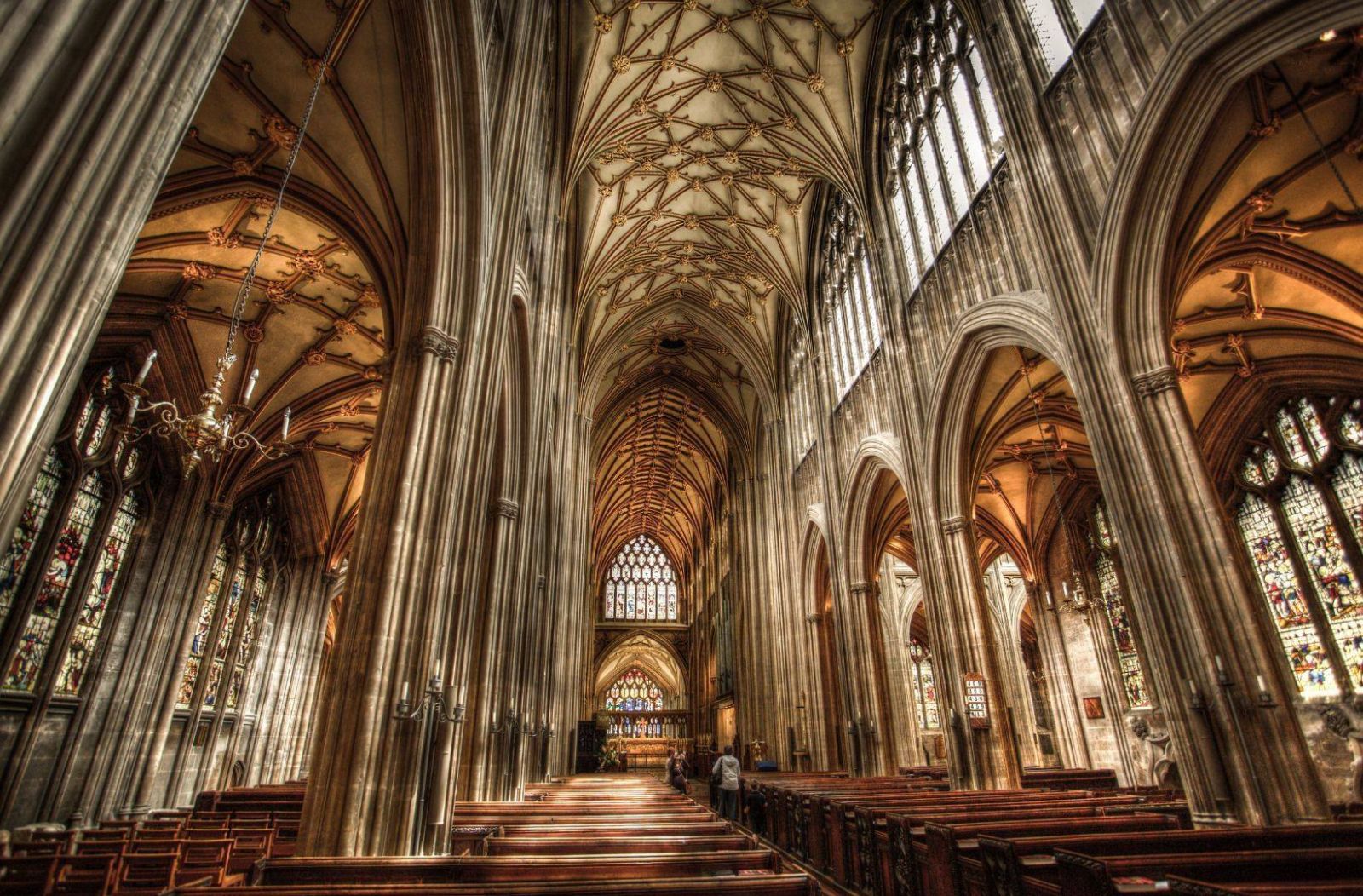 Inside St Mary Redcliffe Church
