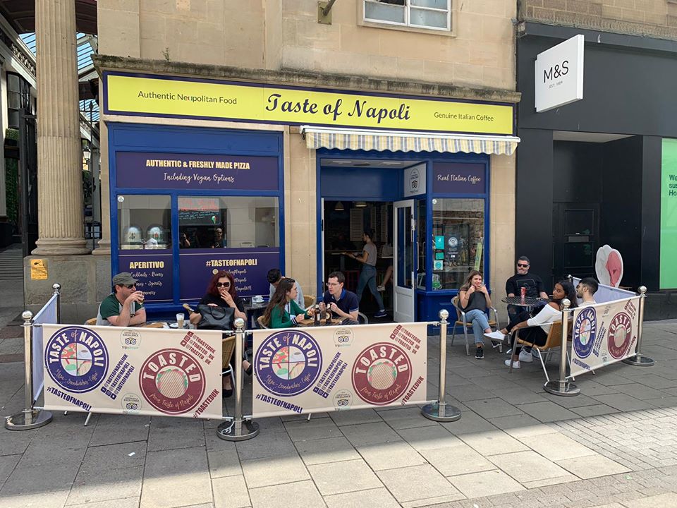 Taste of Napoli relaunch delivery options 