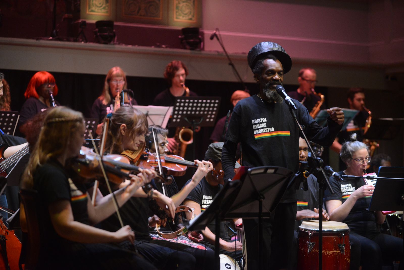 The Bristol Reggae Orchestra performing at St George's Concert Hall. Photo: Michael Lloyd