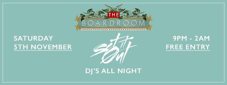the boardroom presents: a weekly series of djs