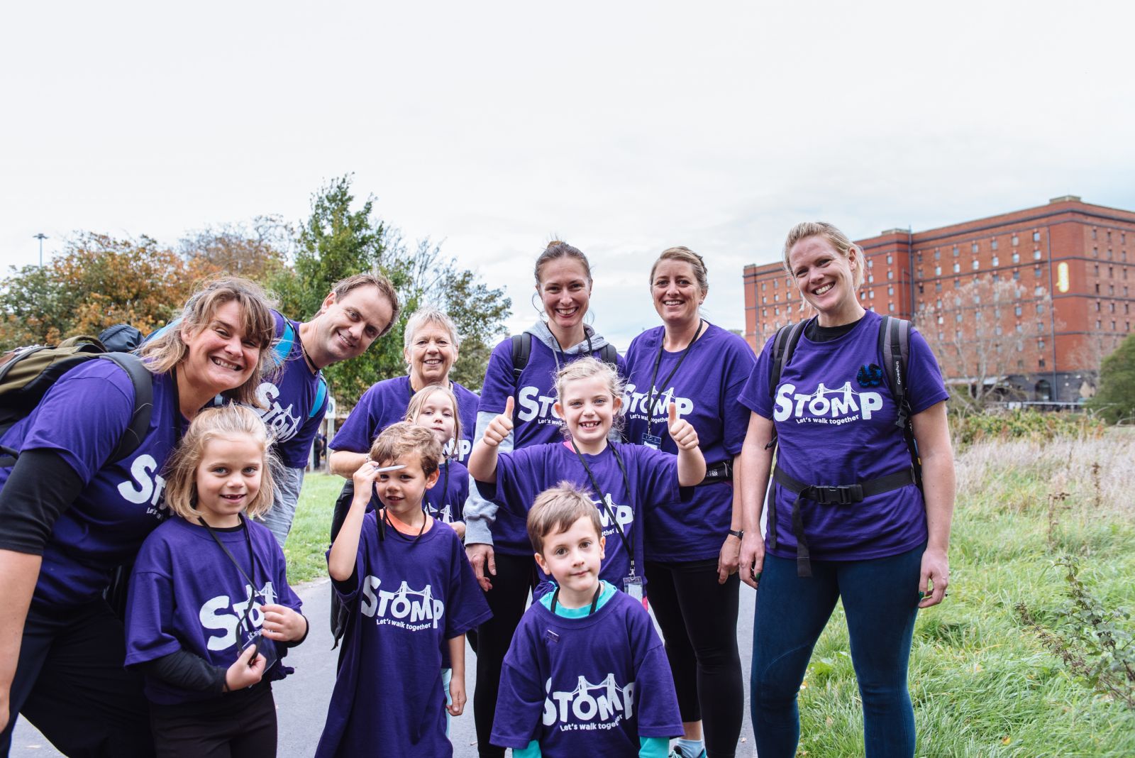 Heidi and friends took part in the 2018 Stomp with Penny Brohn UK.