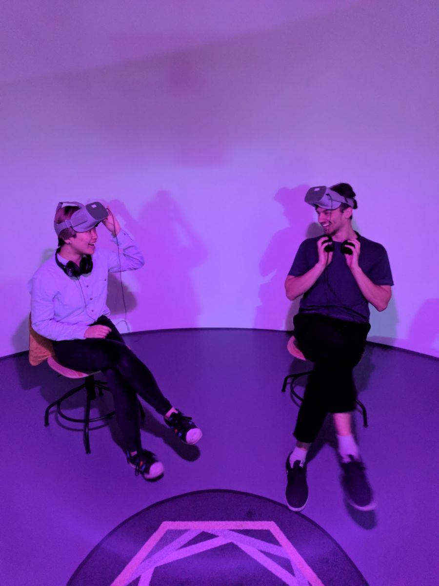 Inside Limina’s VR theatre at the Waterfront 