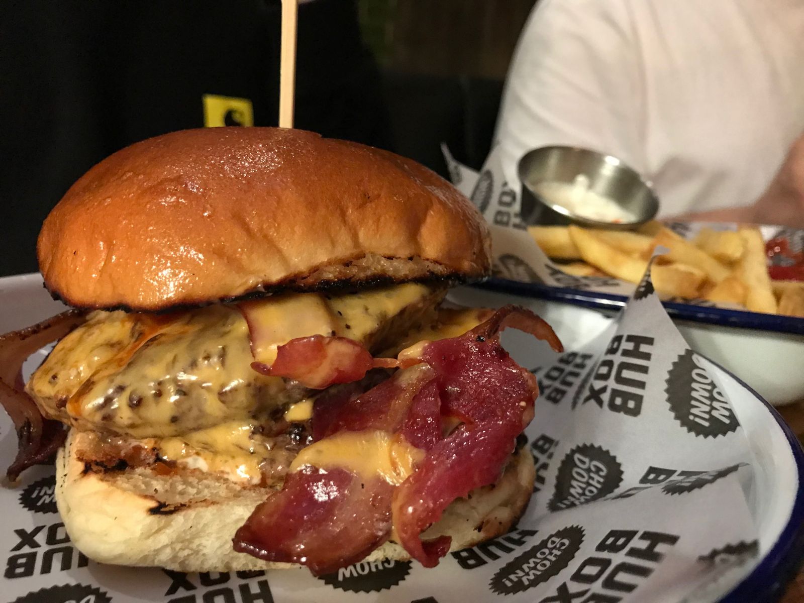 XL Burger at Hubbox Bristol