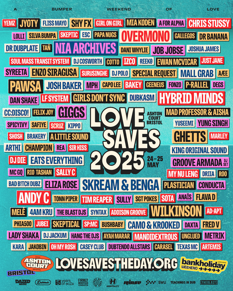 Love Saves the Day 2025 lineup