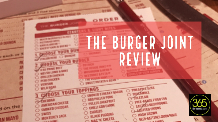 The Burger Joint, Whiteladies, Food Review 