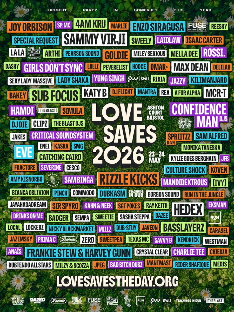 Love Saves The day 2026 lineup