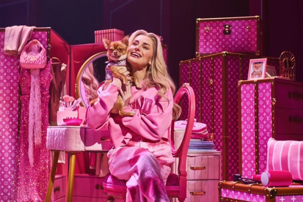 Amber Davies as Elle Woods in Legally Blonde at The Bristol Hippodrome Amber Davies as Elle Woods in Legally Blonde at The Bristol Hippodrome