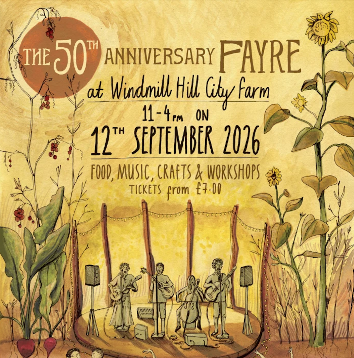 Windmill Hill City Farm 50th Anniversary Fayre - 12 September 2026
