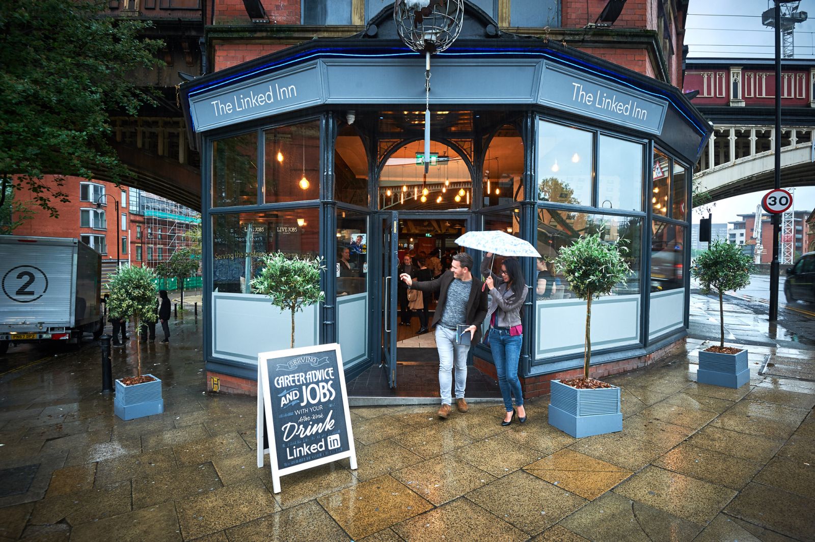 Need a new role? Head to The Linked Inn Pub pop-up