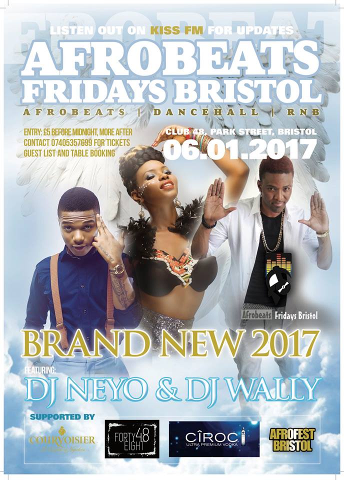 Afrobeats Fridays Bristol back this week at Club Forty Eight on Park Street