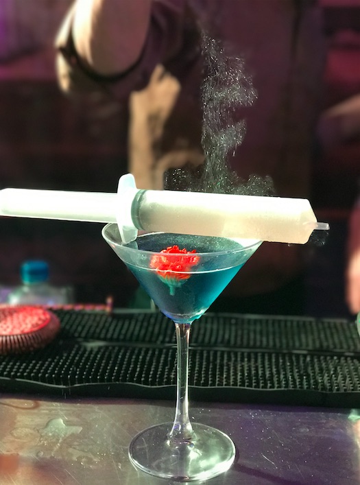 Aluna's colour-changing martini