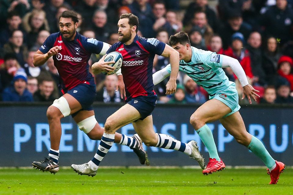 Bristol Bears in action in the Gallagher Premiership.