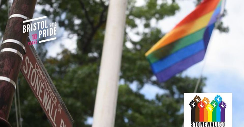 Bristol Pride 2019 Stonewall Flag Raising.