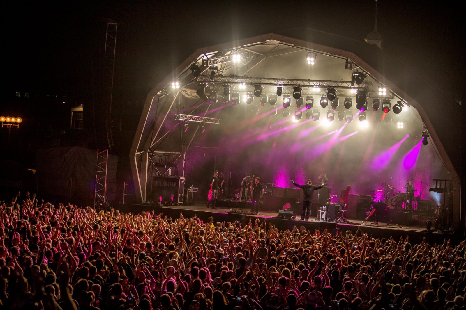 Elbow on stage at Bristol Sounds 2019.