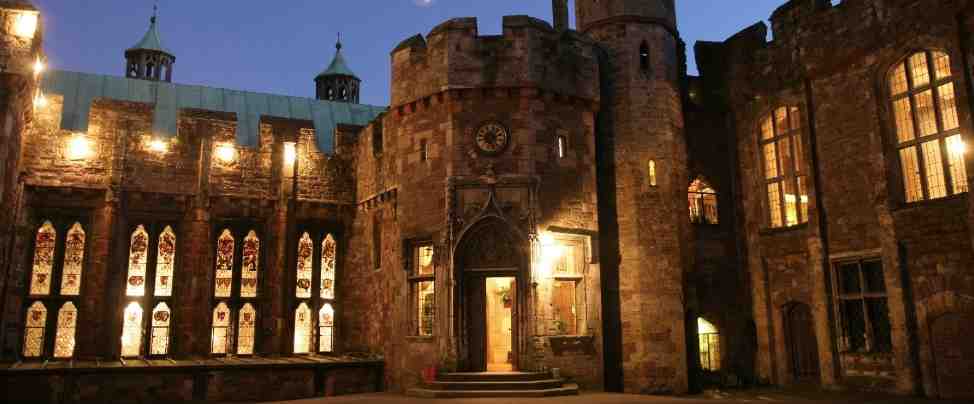 Berkeley Castle at night