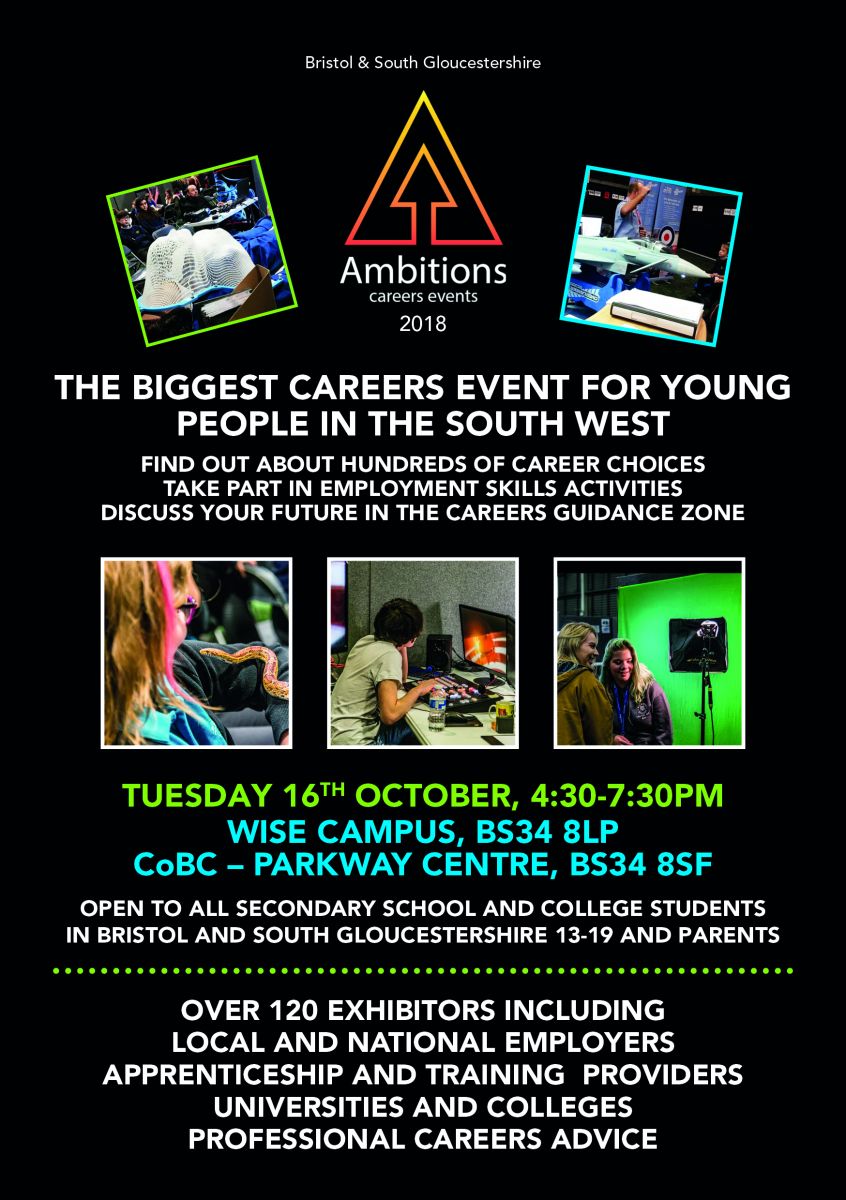 Ambitions is one of the biggest careers events in the South West.