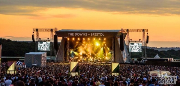 The Downs Festival main stage.