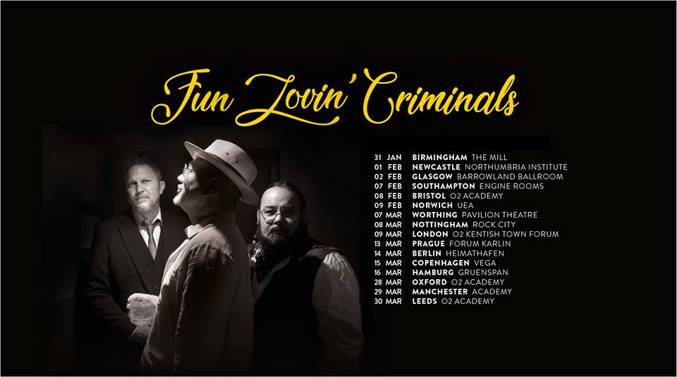 Fun Lovin' Criminals 2019 tour dates.