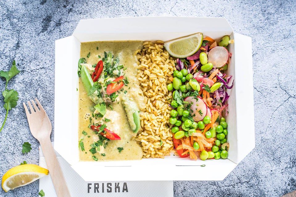 Thai Green Curry Box from Friska.