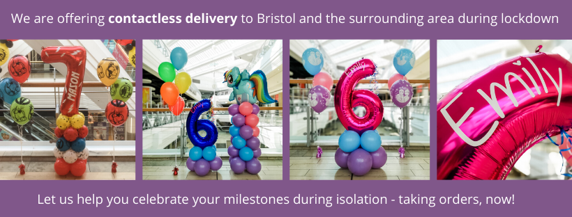 Contactless delivery from The Good Balloon Company.