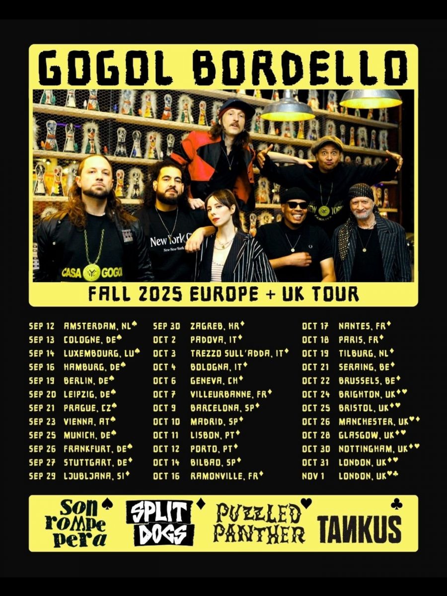 Gogol Bordello UK and European Tour 2025