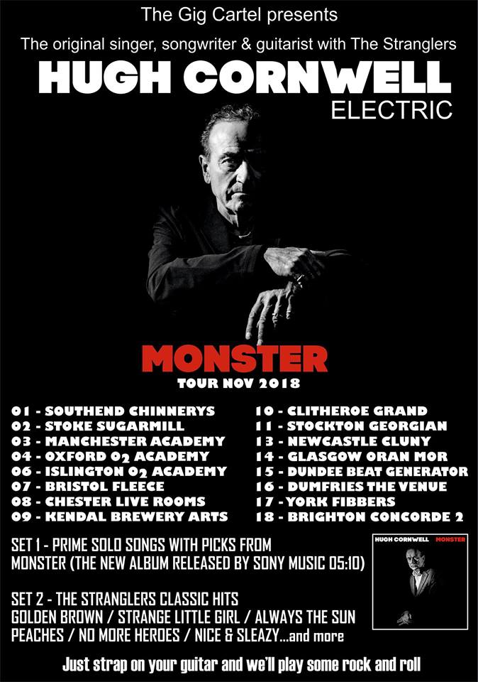 Hugh Cornwell at The Fleece - Bristol gig review