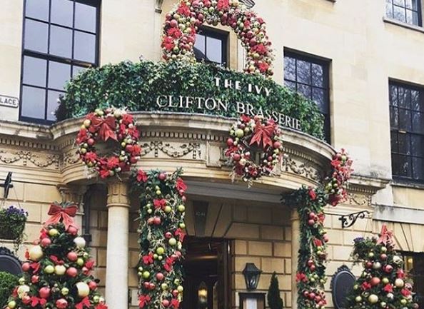 Christmas at The Ivy Clifton Brasserie.