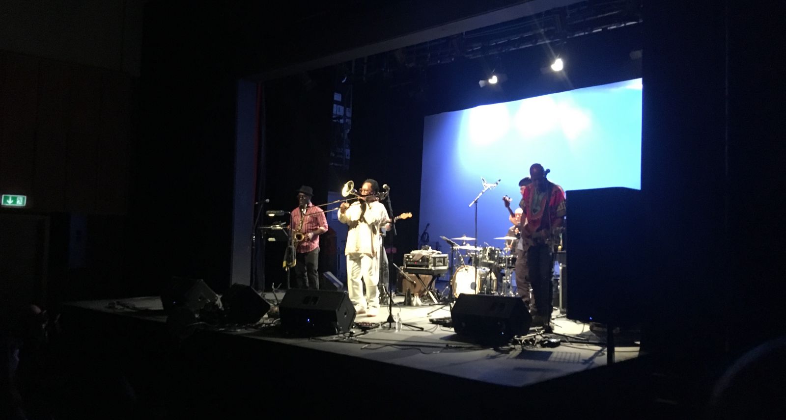 Dennis Rollins' Funky Funk on Sunday night at the 2019 Bristol International Jazz and Blues Festival.