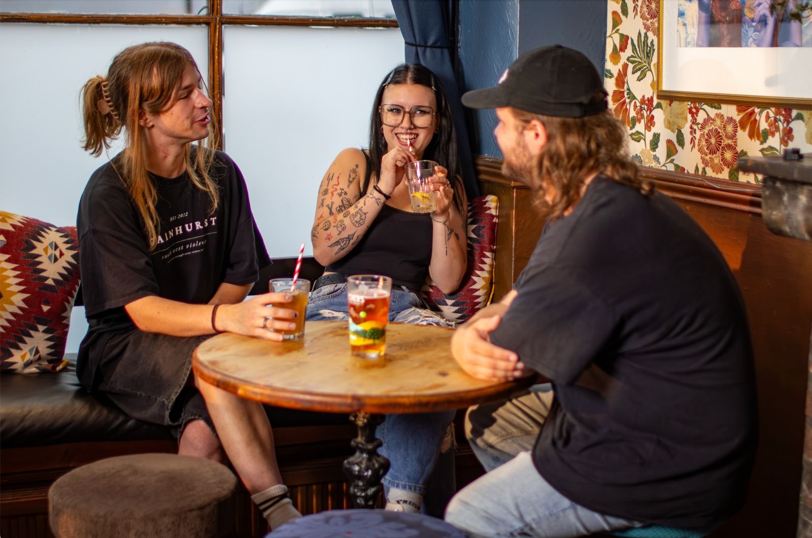 People Drinking Inside of Kingsdown Bristol People Drinking Inside of Kingsdown Bristol
