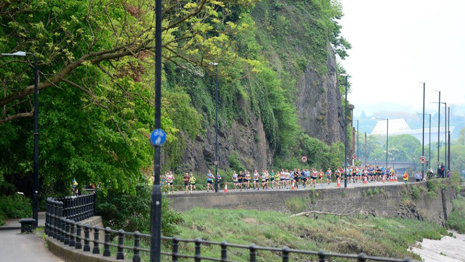 The Great Half Marathon route takes runners along the scenic Avon River.