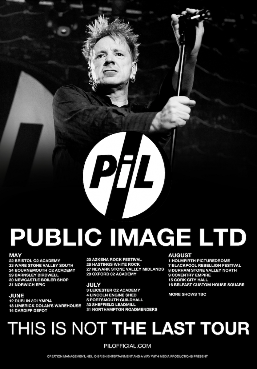 Public Image Ltd 2025 Tour Dates