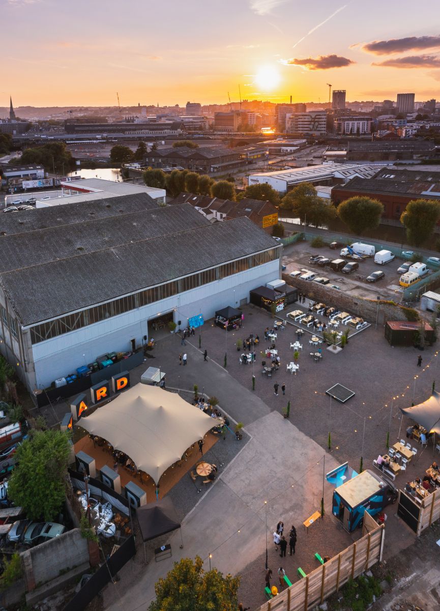 The view from above Propyard, located in BS2.