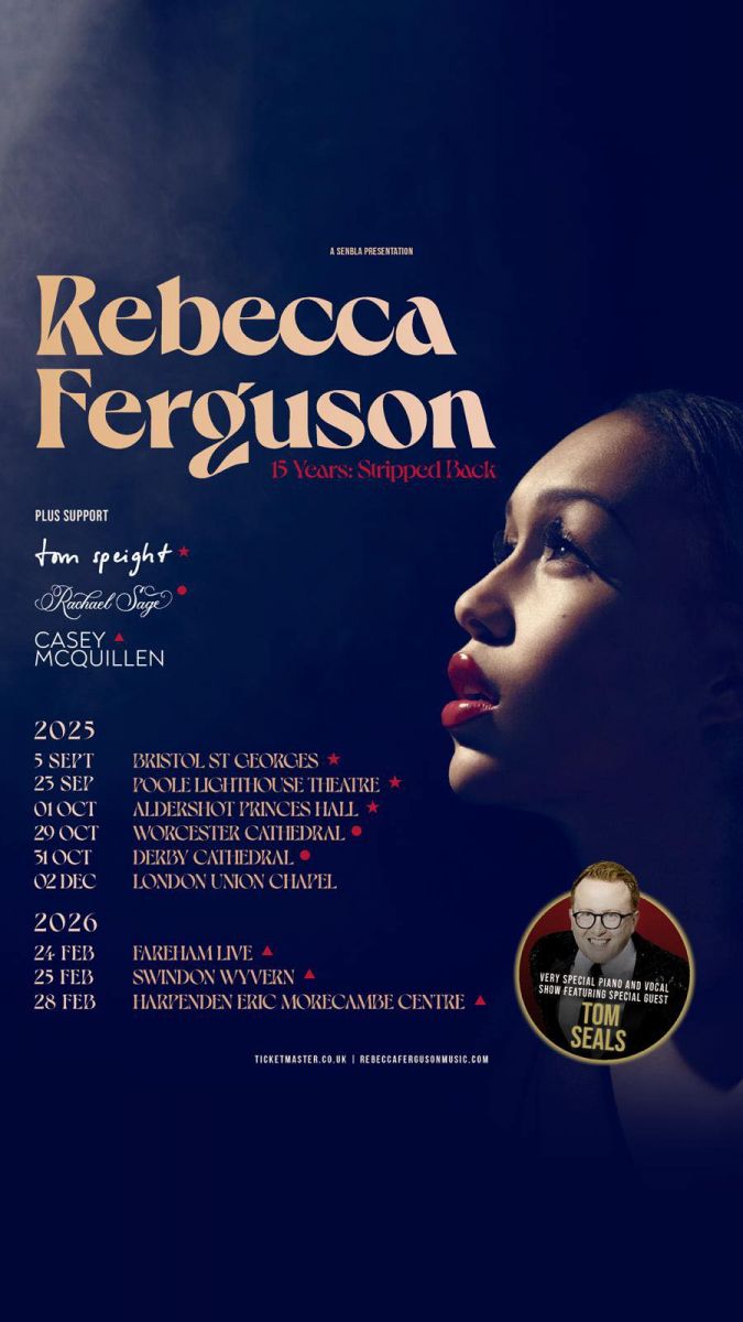 Rebecca Ferguson at St George's Bristol on 5 September 2025