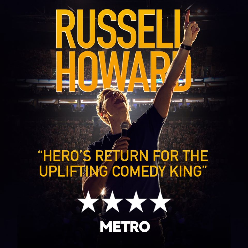Russell Howard live at the Bristol Hippodrome in July 2021.