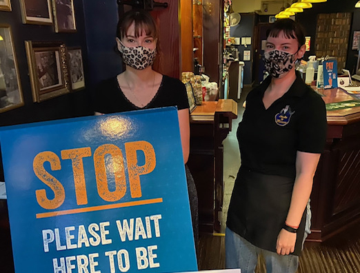 Staff at Smoke & Mirrors. Staff at Smoke & Mirrors.