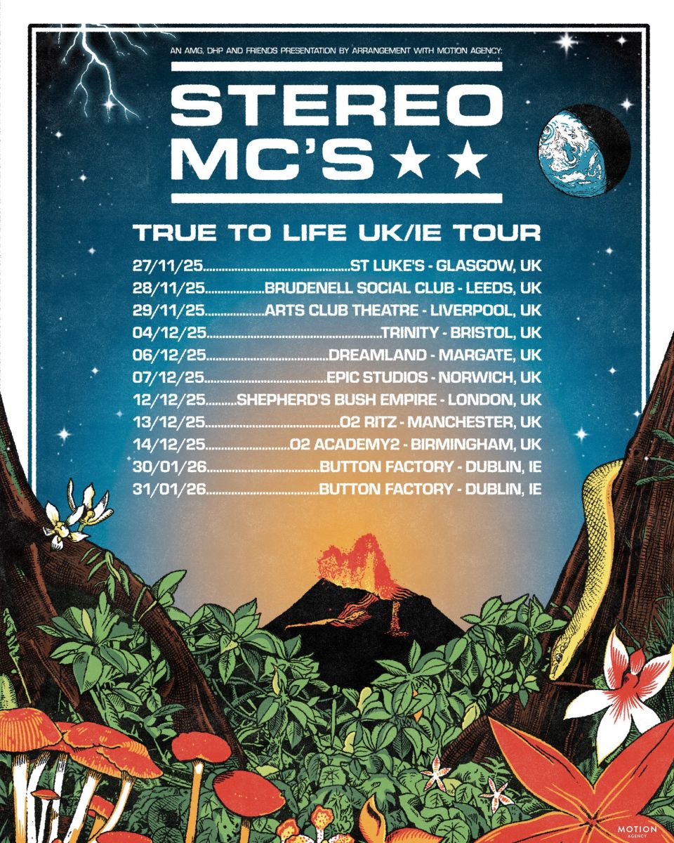 Stereo MC'S 2025 UK and Ireland Tour