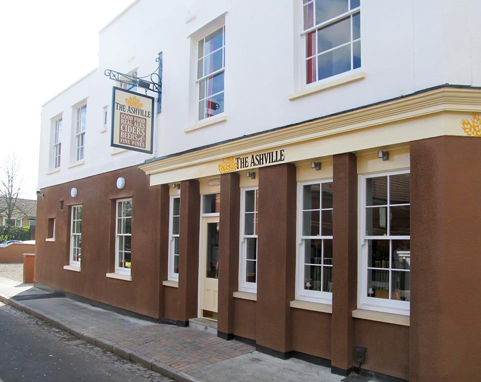 The Ashville in Southville, Bristol a pub, restaurant and bed and