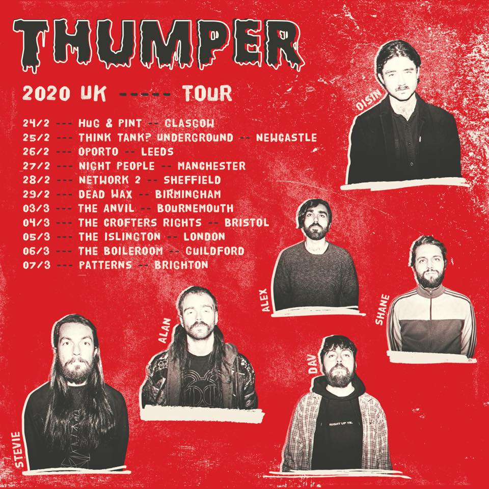 THUMPER 2020 UK tour dates.