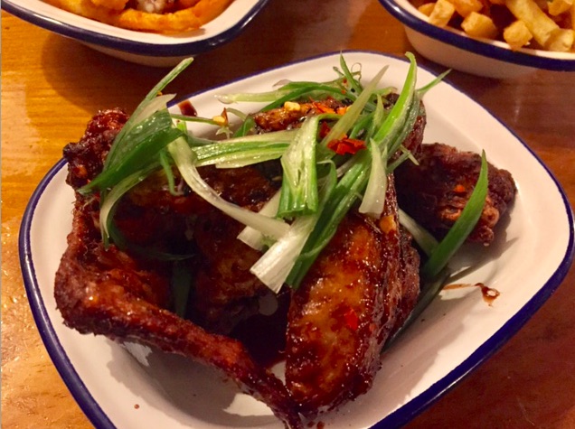 Soy Sesame Glazed Wings at Burger Theory Bristol 