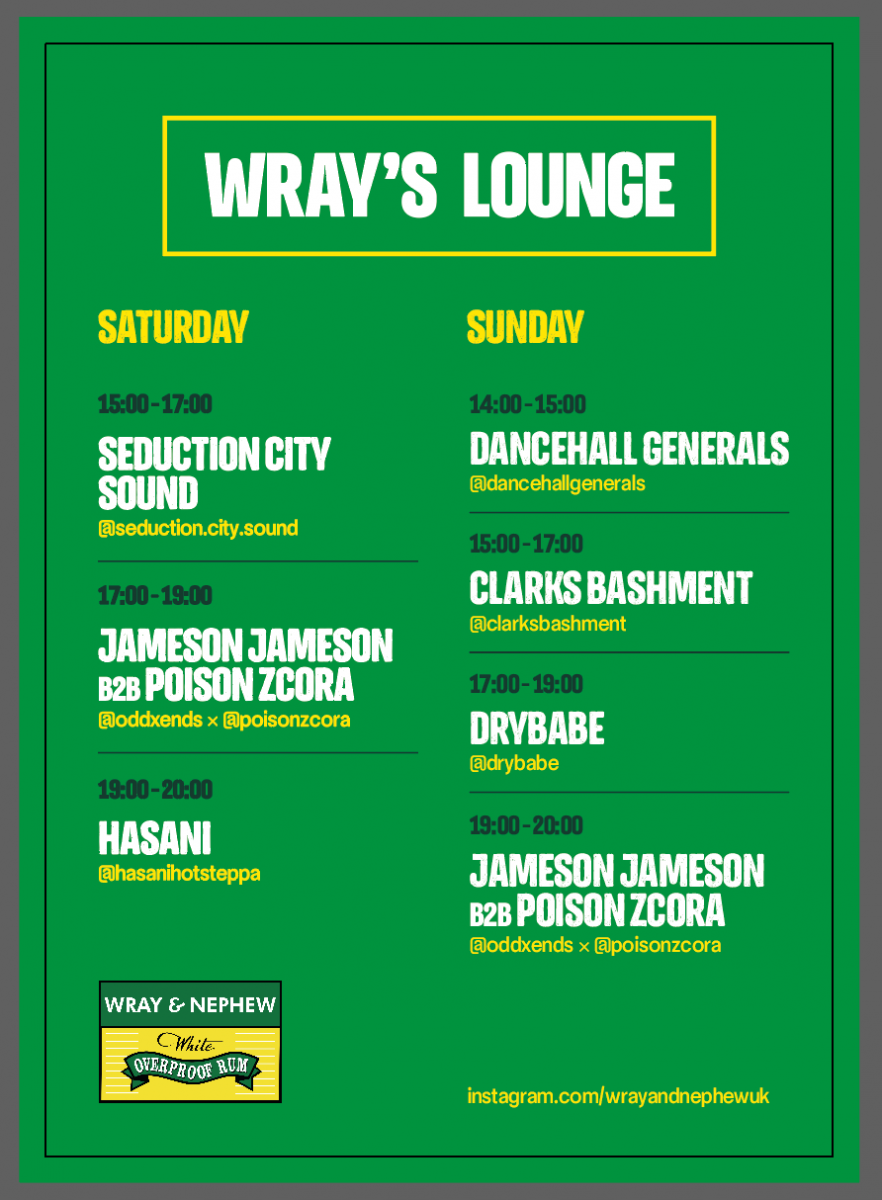 Love Saves The Day - Wray's Lounge Set Times 2025