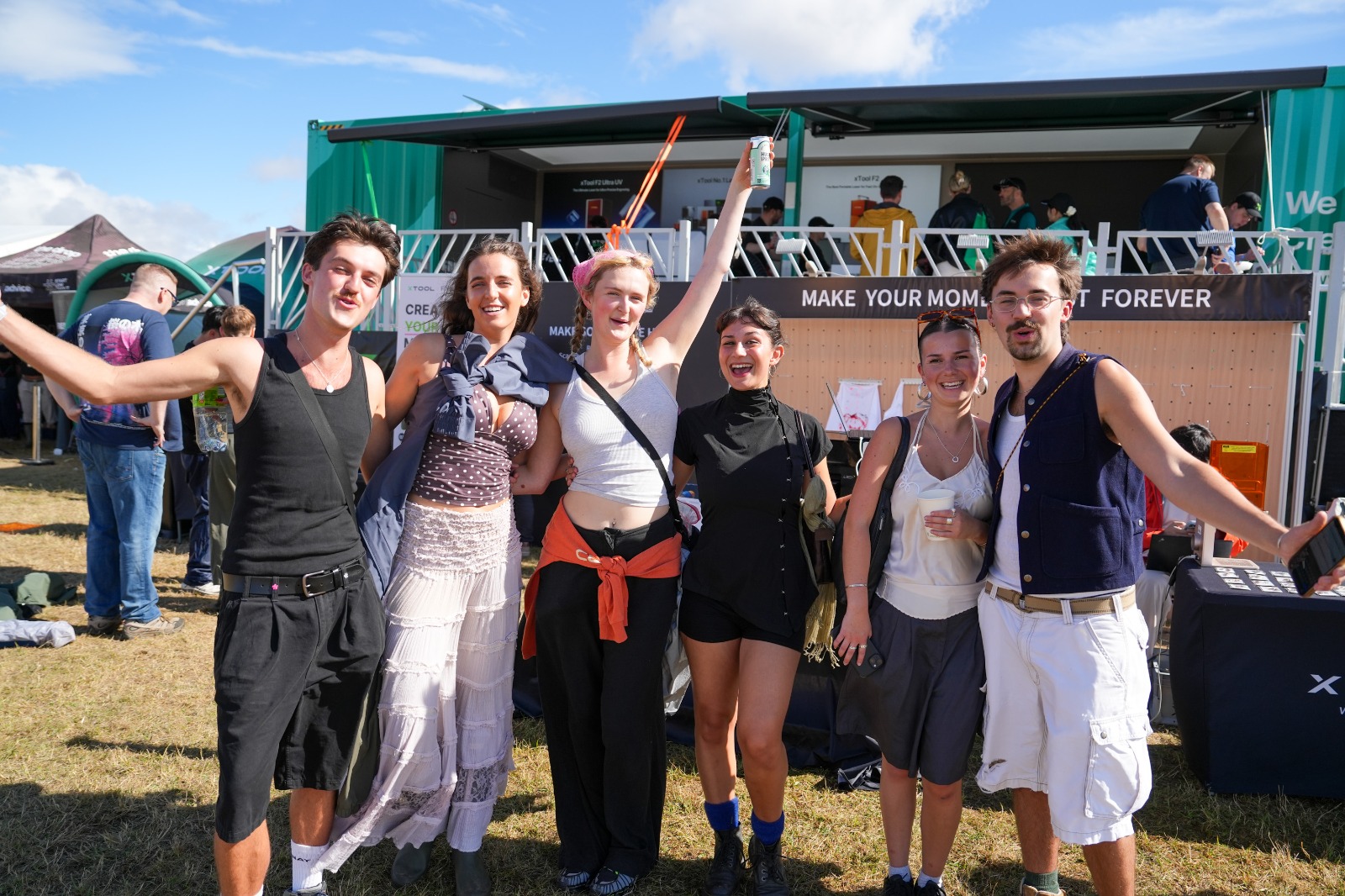 xTool set to become a familiar sight at festivals with live laser engraving and soundwave keepsakes