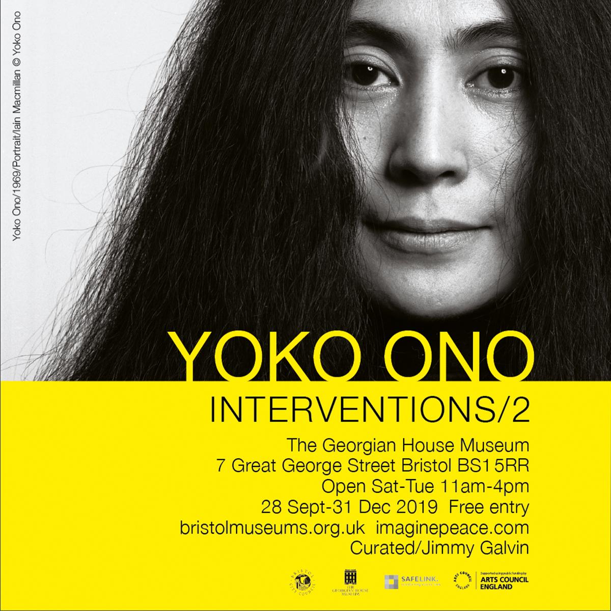 Yoko Ono's Interventions/2 at Bristol's Georgian House Museum.