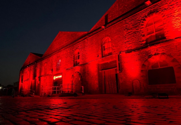 Bristol venues and cultural spaces illuminated red as part of #WeMakeEvents campaign